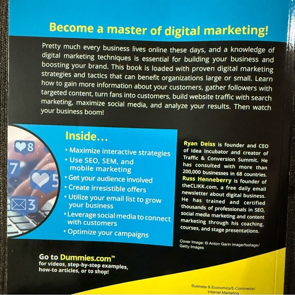 Digital Marketing for Dummies 2nd Edition Book - Picture 2 of 2